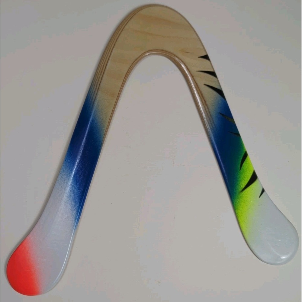 Vintage Jim Mayfield Limited Number Signed Dated Matterhorn Boomerang 1989
